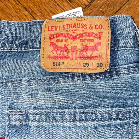 Levi’s 514 Men’s Faded Blue Jeans 29x30 - Picture 9 of 9